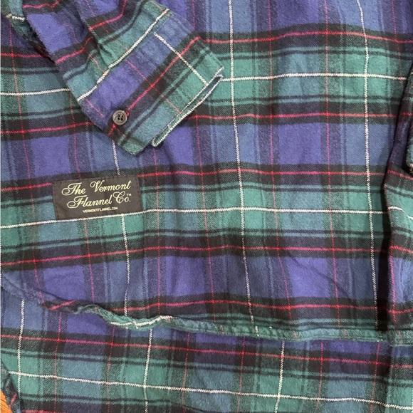 VERMONT FLANNEL Henley Shirt S 100% cotton - Picture 2 of 5